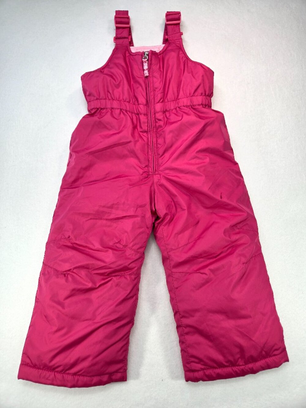 RWay Girls 2T Hot Pink Insulated Snow Bib Overalls Ski Snow Pants Winter - Picture 1 of 9